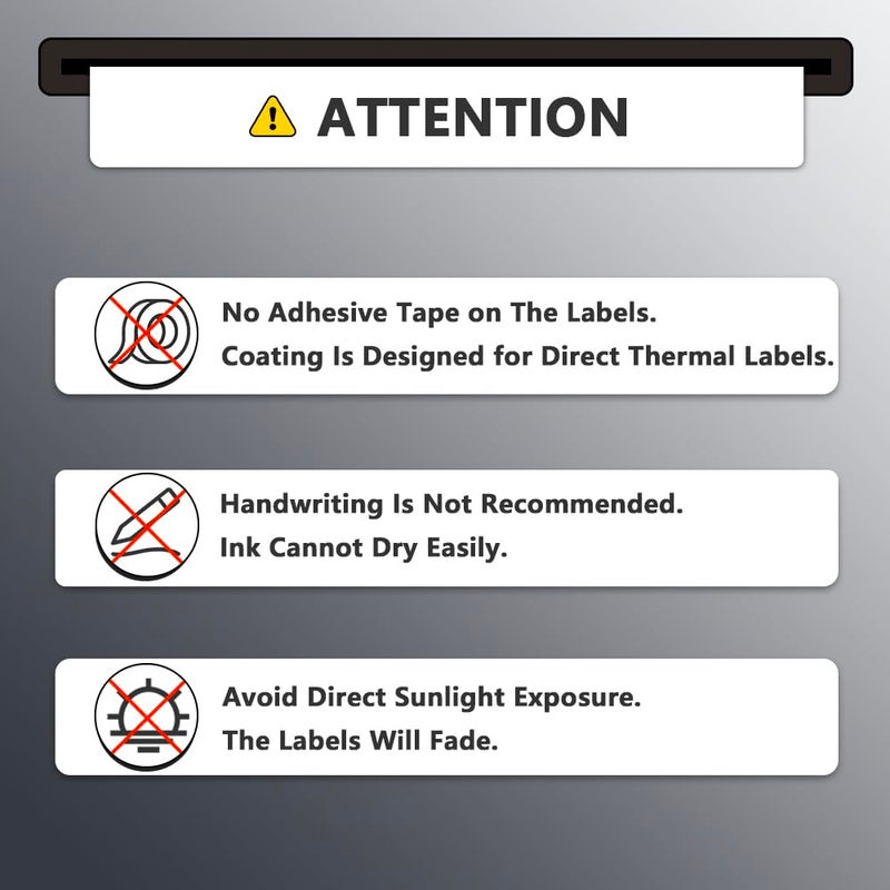 BETCKEY - 2.25" x 1" (57 mm x 25 mm) File Folder & Multipurpose Labels Compatible with Zebra & Rollo Label Printer,Premium Adhesive & Perforated [2 Rolls, 3000 Labels] - Image 4